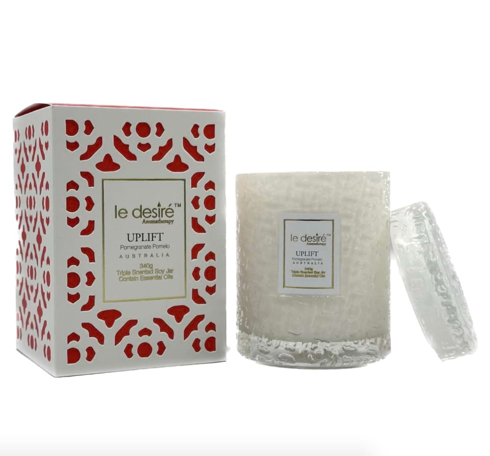 Uplift Soy Candle (Pomegranate Pomelo)
