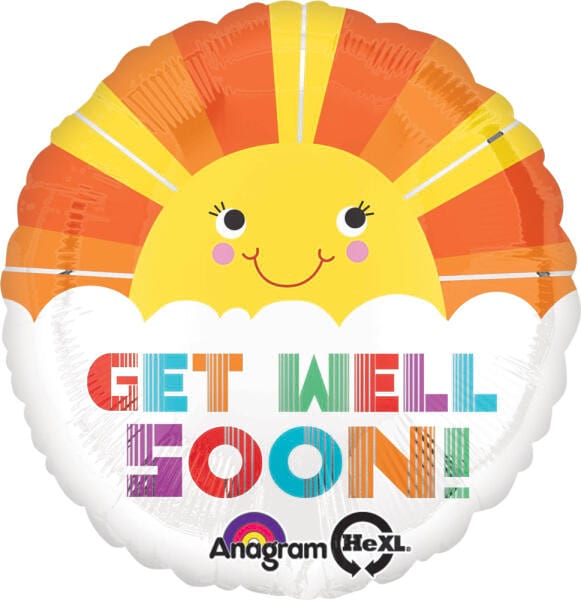 Get Well Soon Helium Balloon