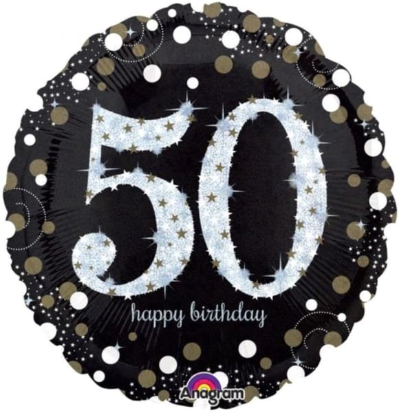 Helium Balloons - 50th Birthday