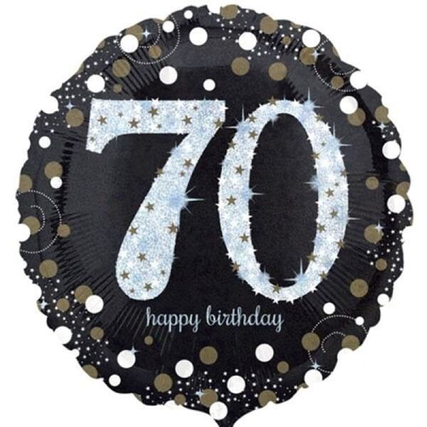 Helium Balloons - 70th Birthday